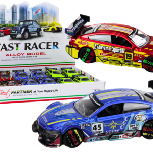 18807_1 Samochód Sportowy Auto Metalowe Wyścigowe 1:36 Napęd Mix