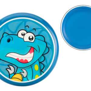 20374_1 Dysk Latający Frisbee z Dinozaurem Niebieski 20 Cm