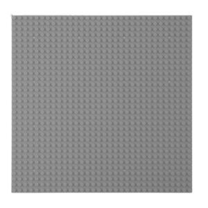 23546_1 Płyta Plansza Konstrukcyjna Do Klocków Budowania Szara 40x40cm